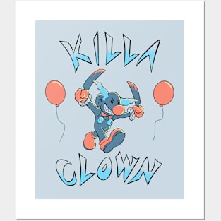 killa clown Posters and Art